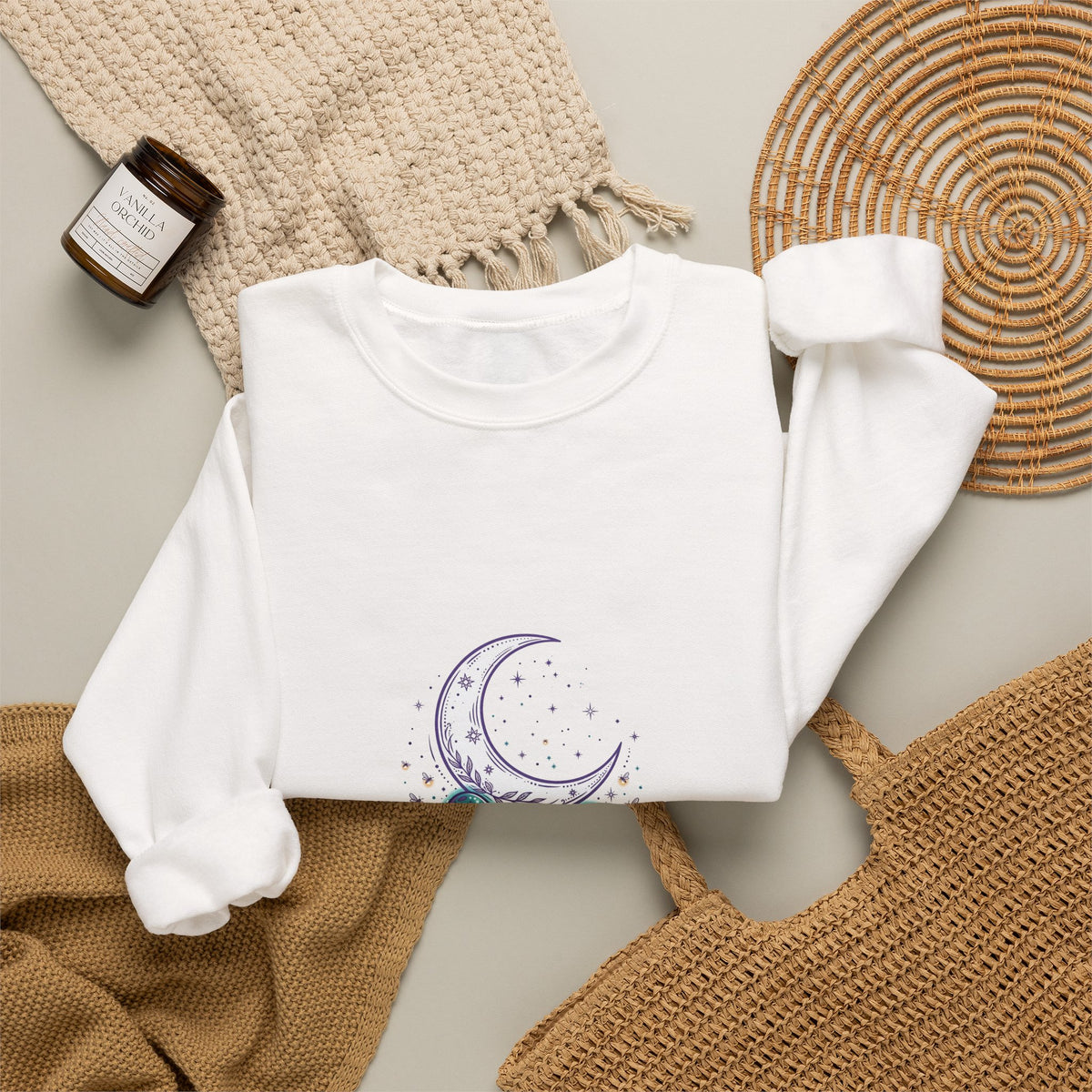 Mystical Mushroom Moon Sweatshirt