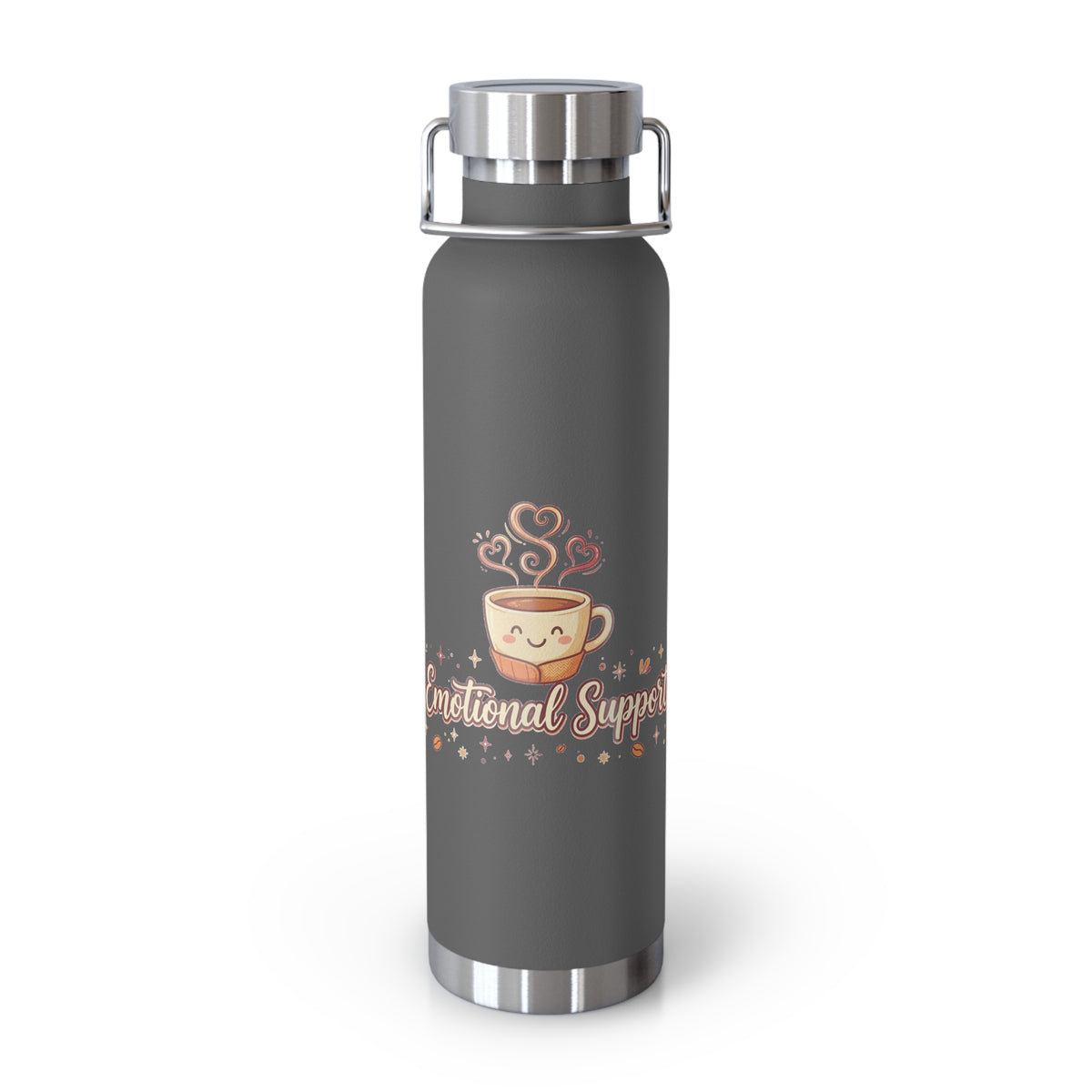My Emotional Support Cup — Funny 22oz Copper Vacuum Insulated Bottle