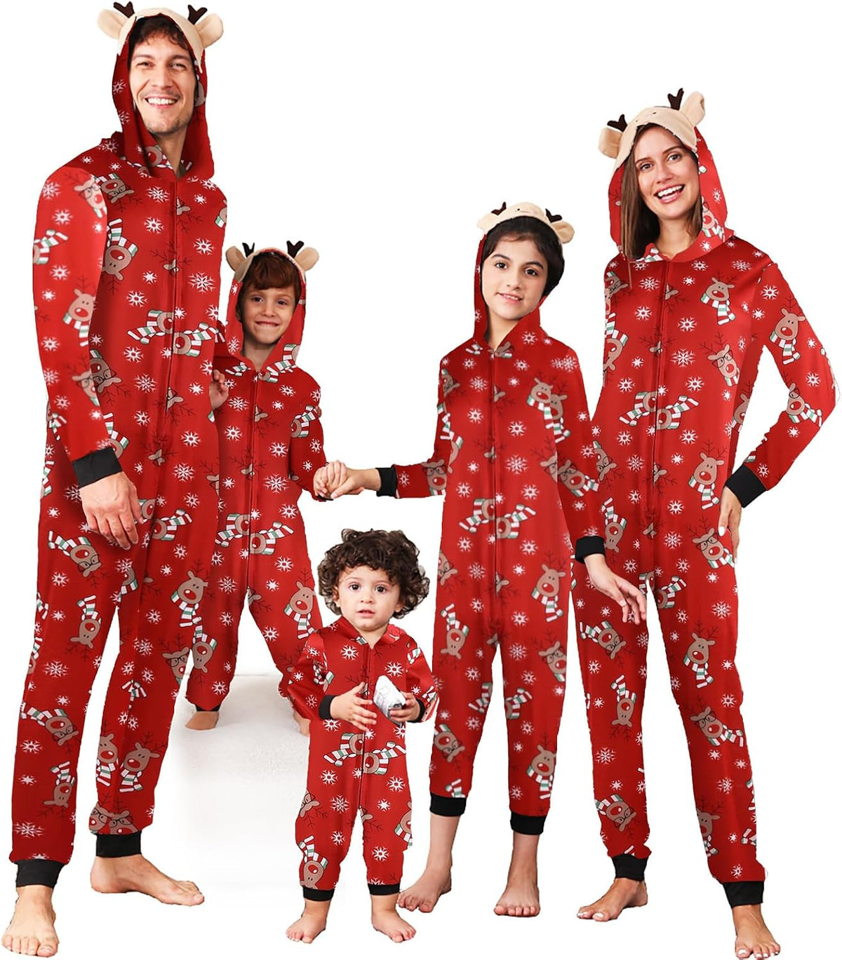 OAKFashion Christmas Family Pajamas Sets, Christmas Family Matching Pajamas Sleepwear Pjs