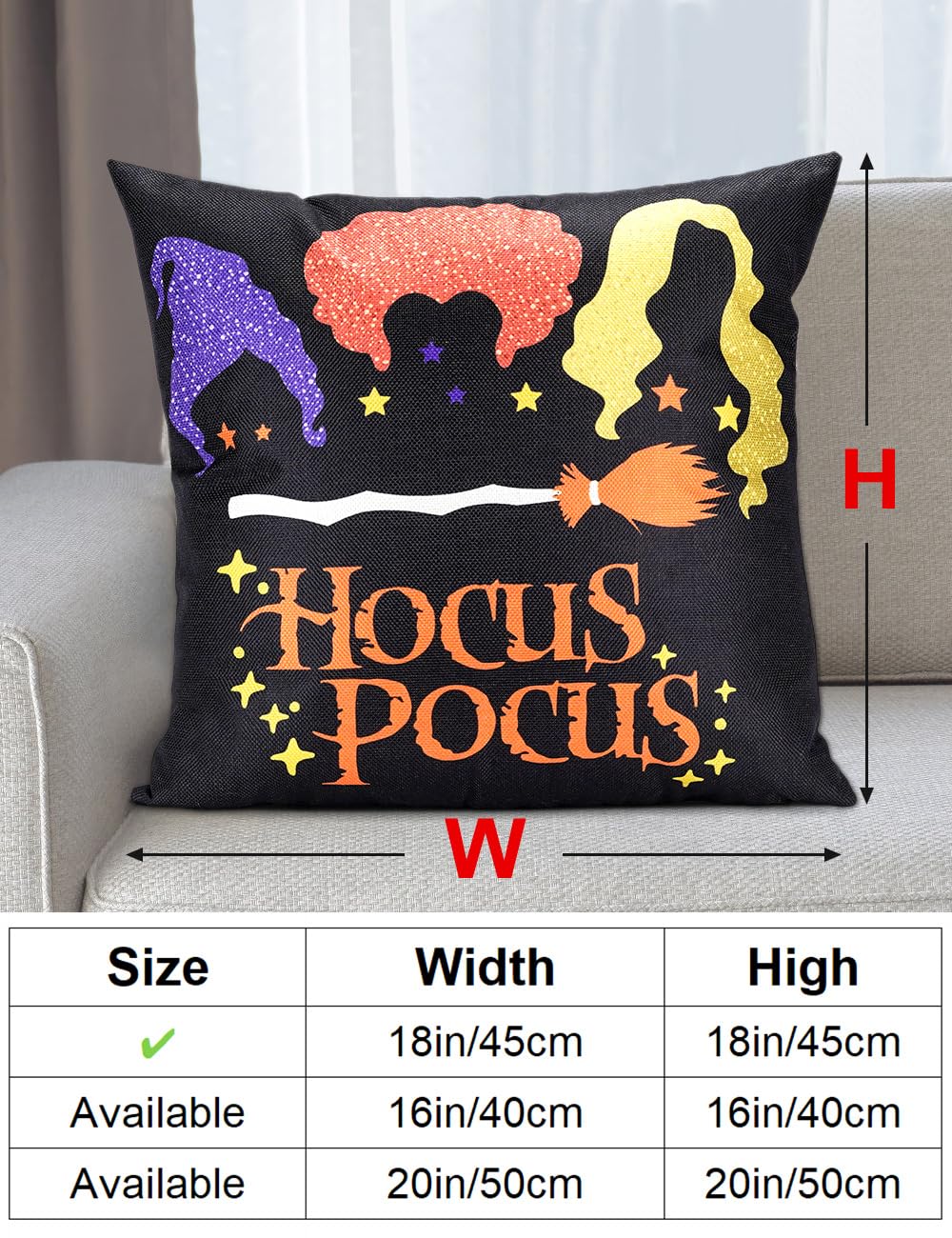 multiwins Christmas Pillow Covers 18x18 4Pcs Double-Sided Print Home Decor