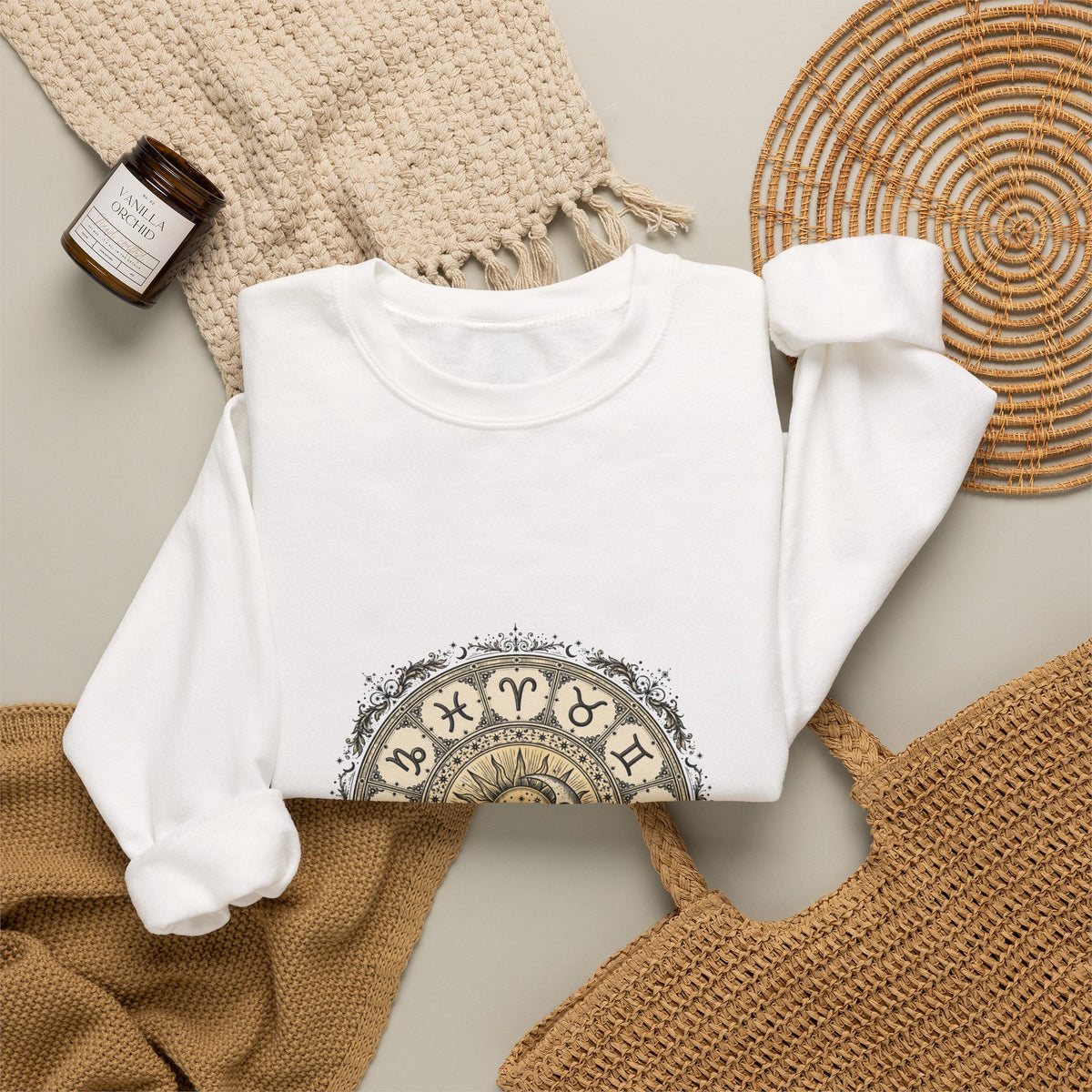 Zodiac Wheel Astrology Sweatshirt