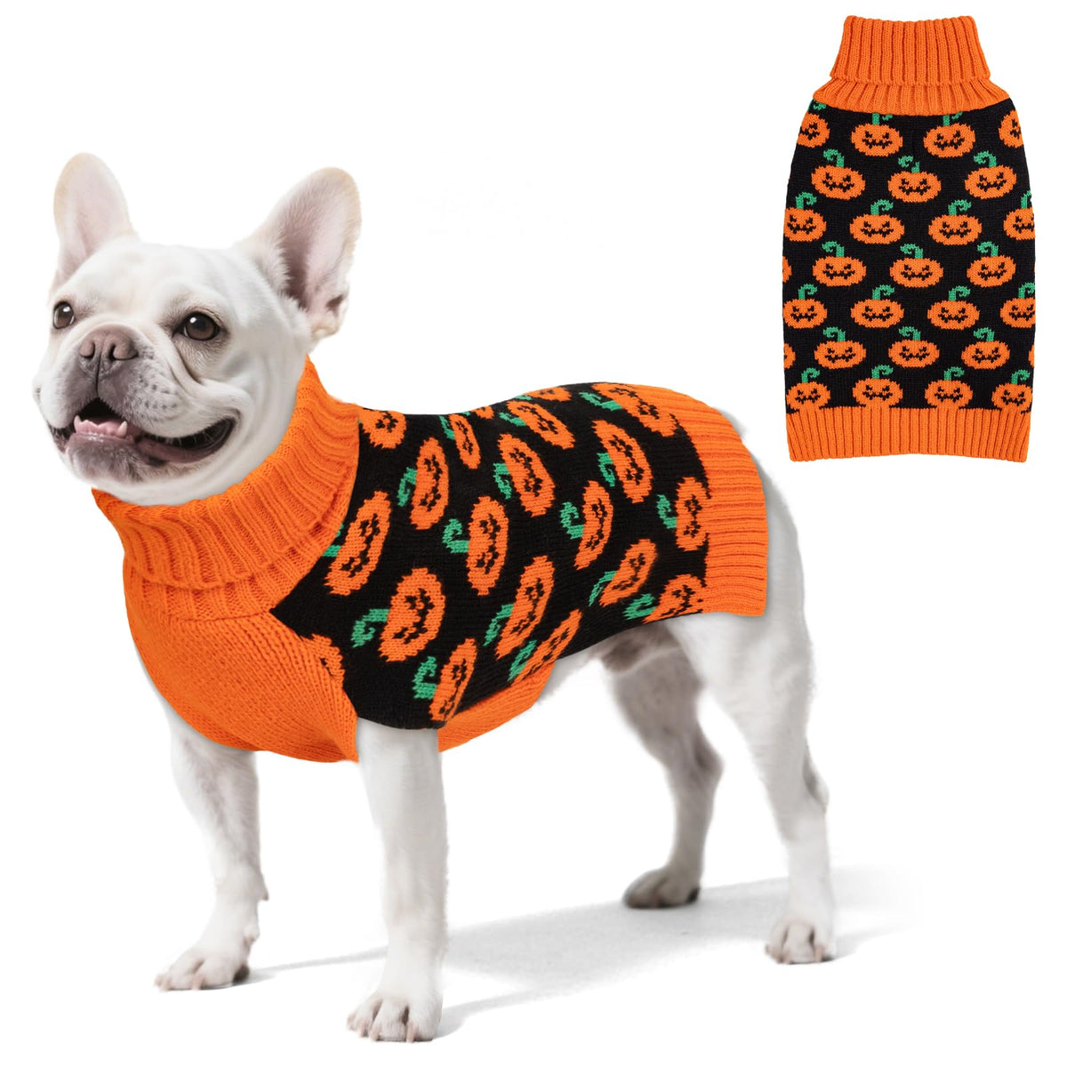 KYEESE Dog Christmas Sweater for Medium Large Dogs, Buffalo Plaid Reindeer