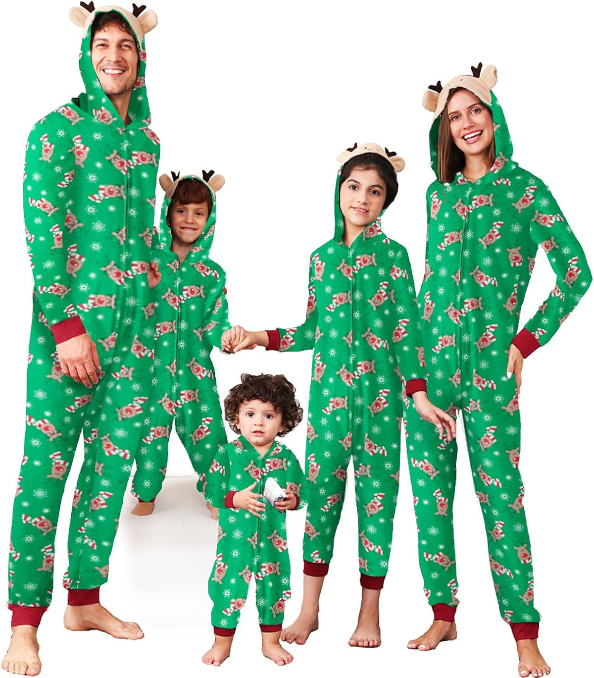 OAKFashion Christmas Family Pajamas Sets, Christmas Family Matching Pajamas Sleepwear Pjs