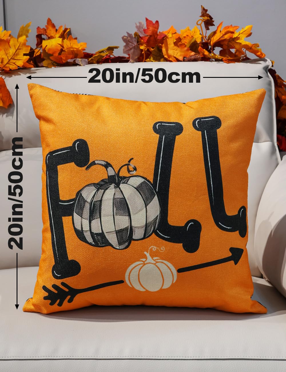 multiwins Christmas Pillow Covers 18x18 4Pcs Double-Sided Print Home Decor