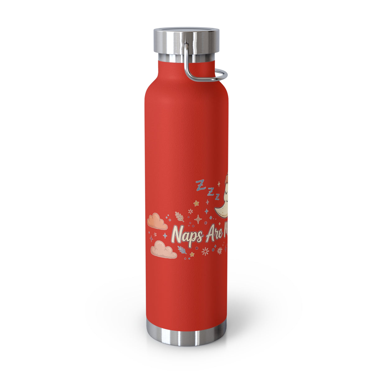 Naps Are My Love Language — Funny 22oz Copper Vacuum Insulated Bottle