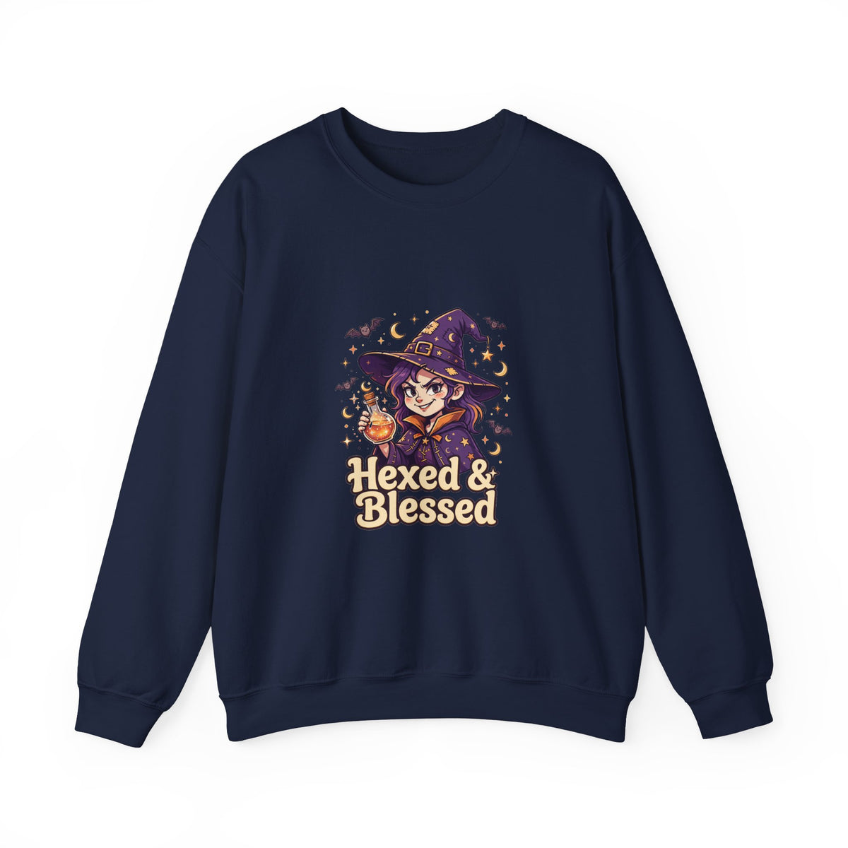Hexed & Blessed — Funny Witch Sweatshirt