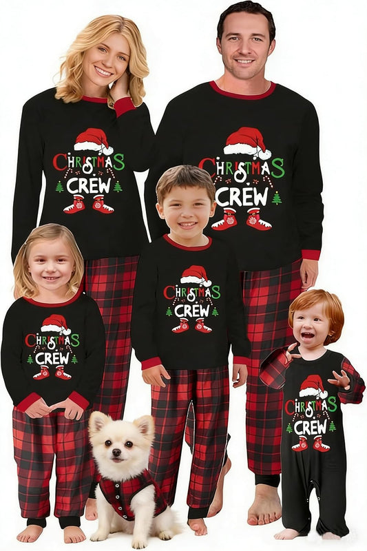 OAKFashion Christmas Family Pajamas Sets, Christmas Family Matching Pajamas Sleepwear Pjs
