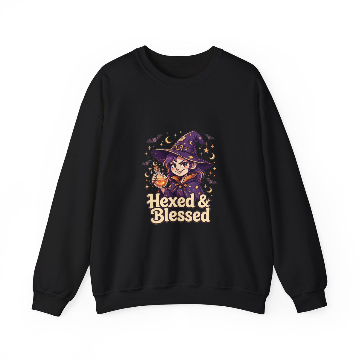 Hexed & Blessed — Funny Witch Sweatshirt