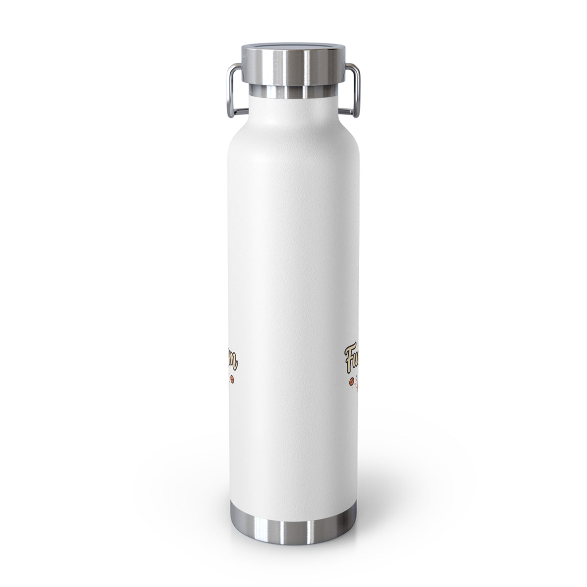 Fueled by Coffee & Sarcasm — Funny 22oz Copper Vacuum Insulated Bottle