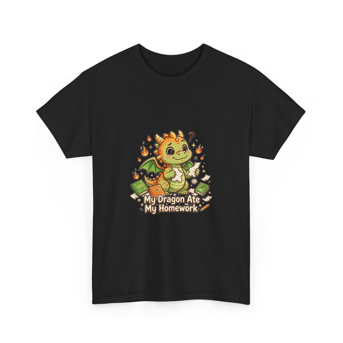 My Dragon Ate My Homework — Funny Dragon T-Shirt