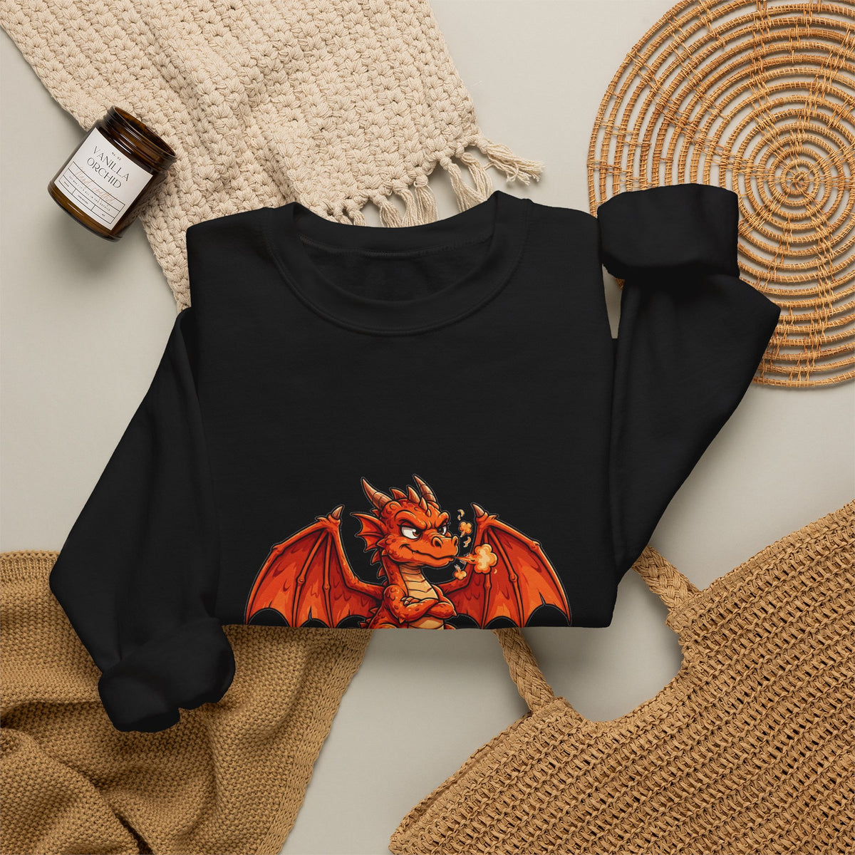 Don't Poke the Dragon — Funny Dragon Sweatshirt