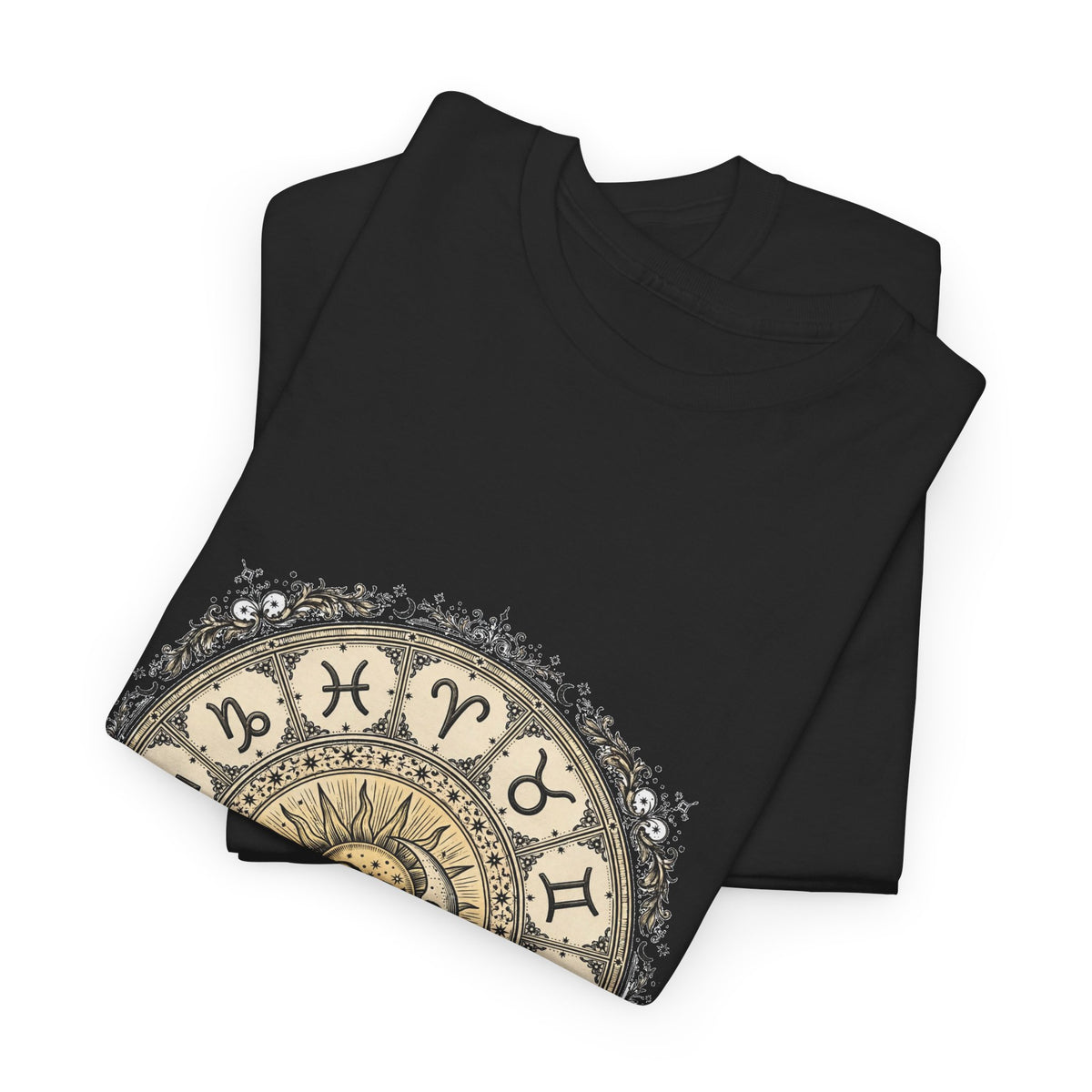 Zodiac Wheel Astrology T-Shirt | Celestial Horoscope Tee