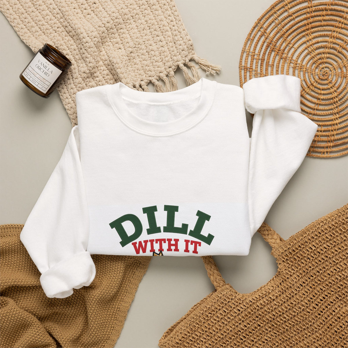 Dill With It — Funny Pickle Sweatshirt