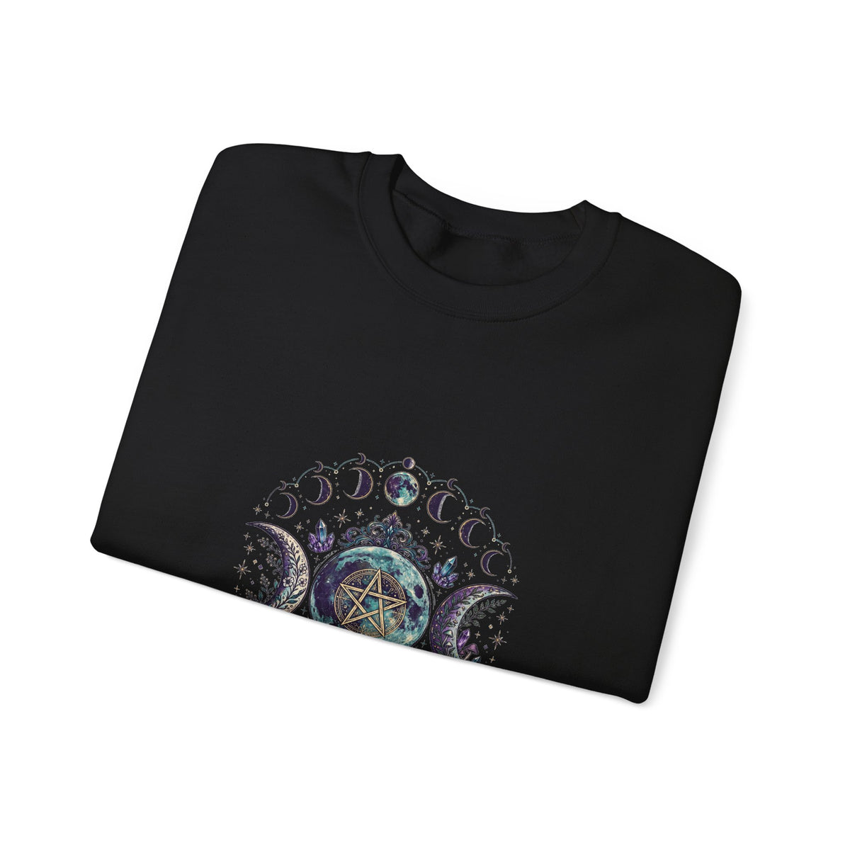 Blessed Be — Pagan Triple Moon Goddess Sweatshirt
