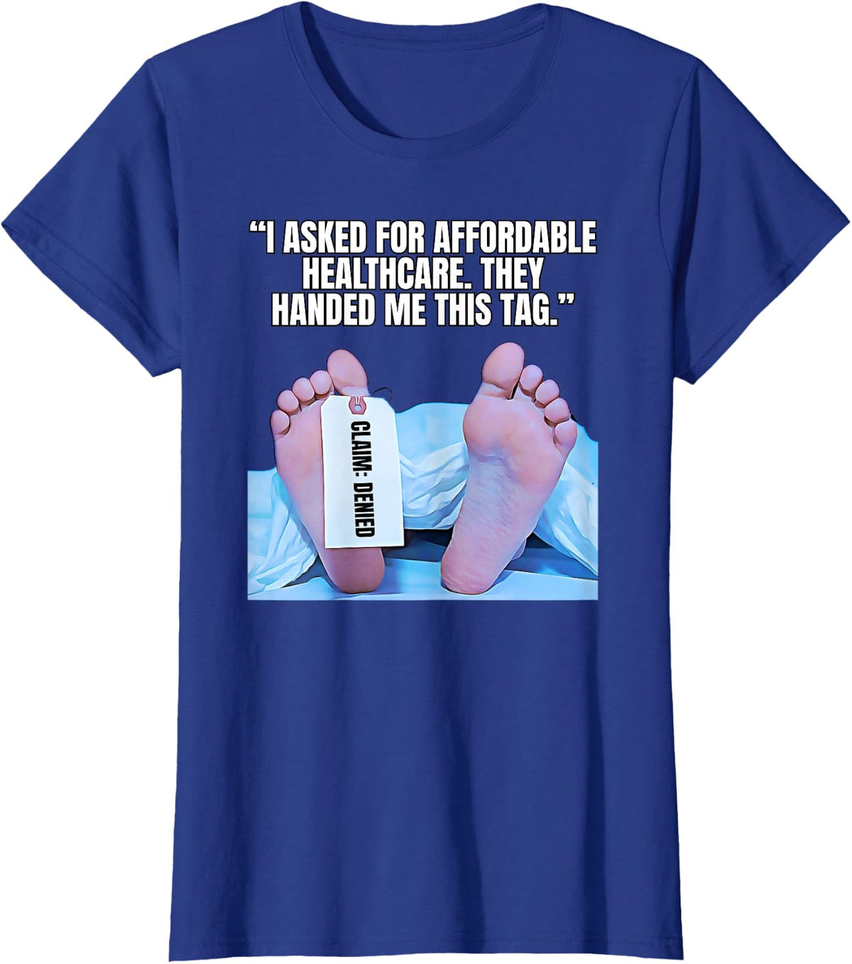 Hospital Bill Humor Funny Healthcare Cost Design T-Shirt