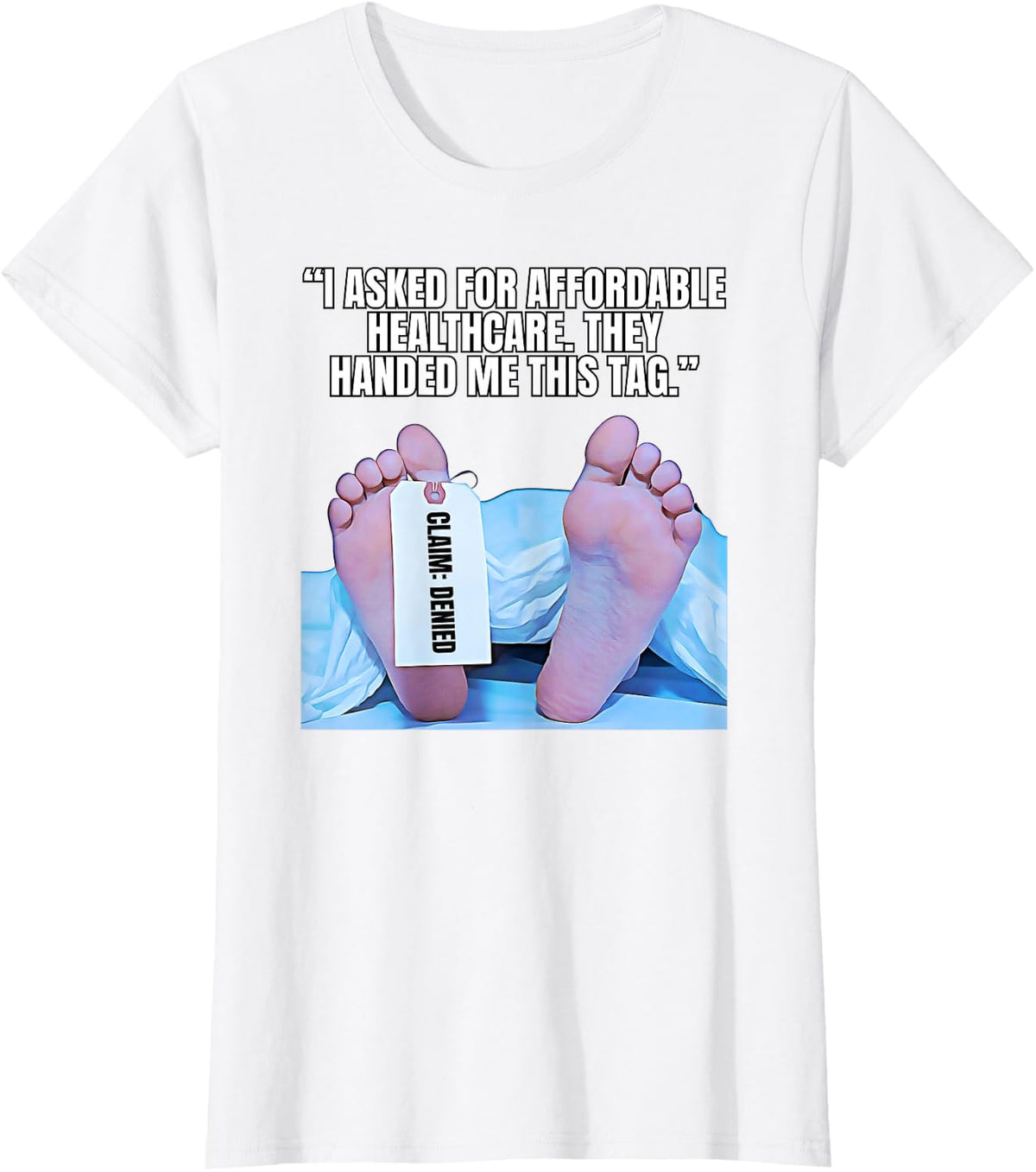 Hospital Bill Humor Funny Healthcare Cost Design T-Shirt