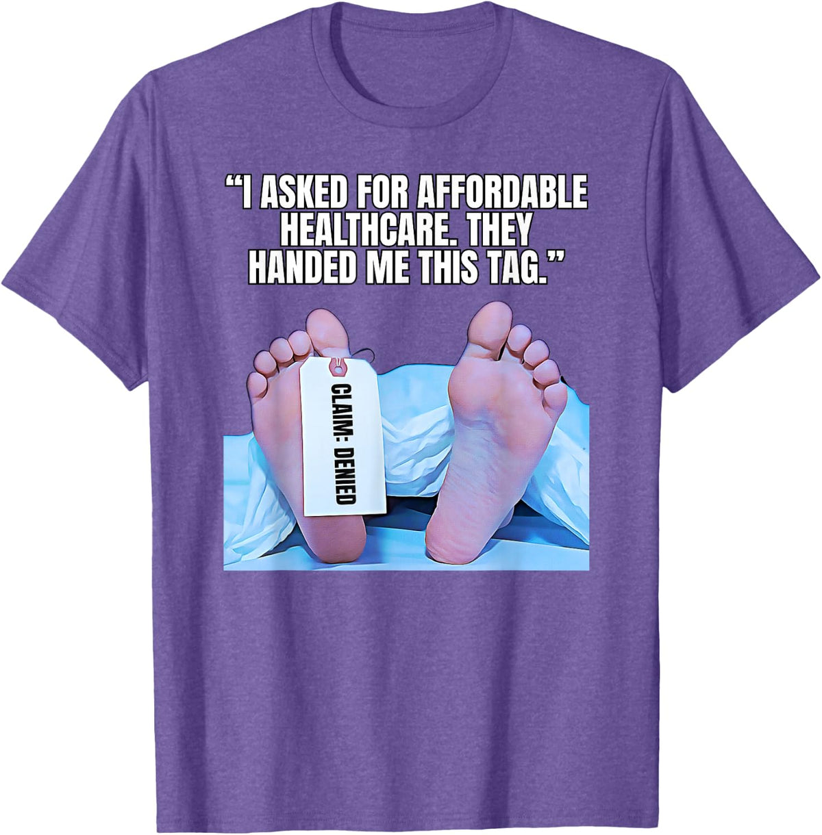 Hospital Bill Humor Funny Healthcare Cost Design T-Shirt