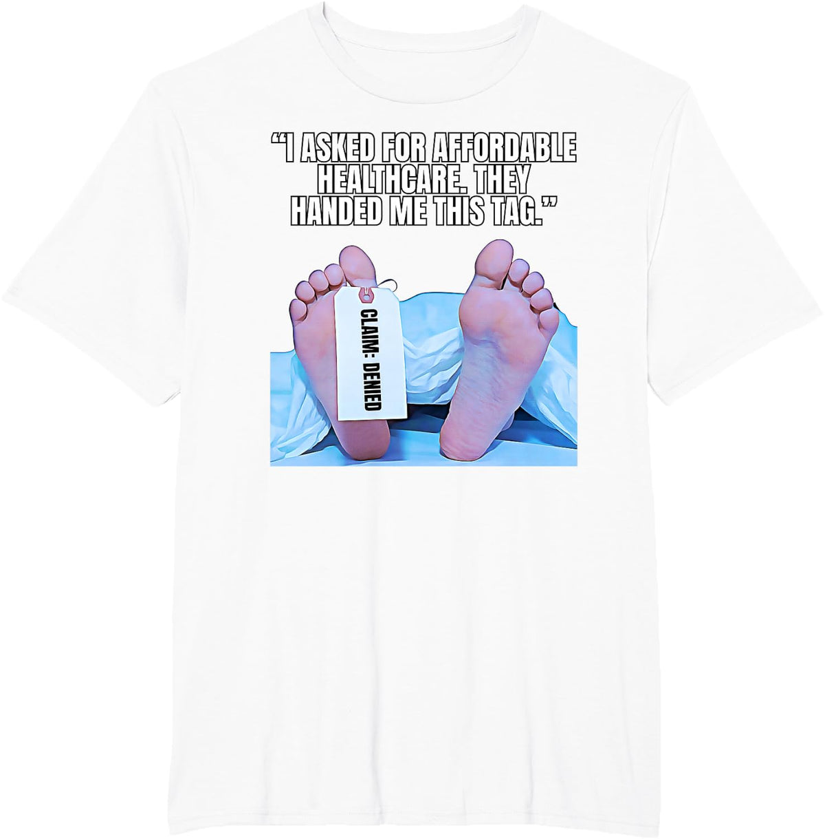 Hospital Bill Humor Funny Healthcare Cost Design T-Shirt