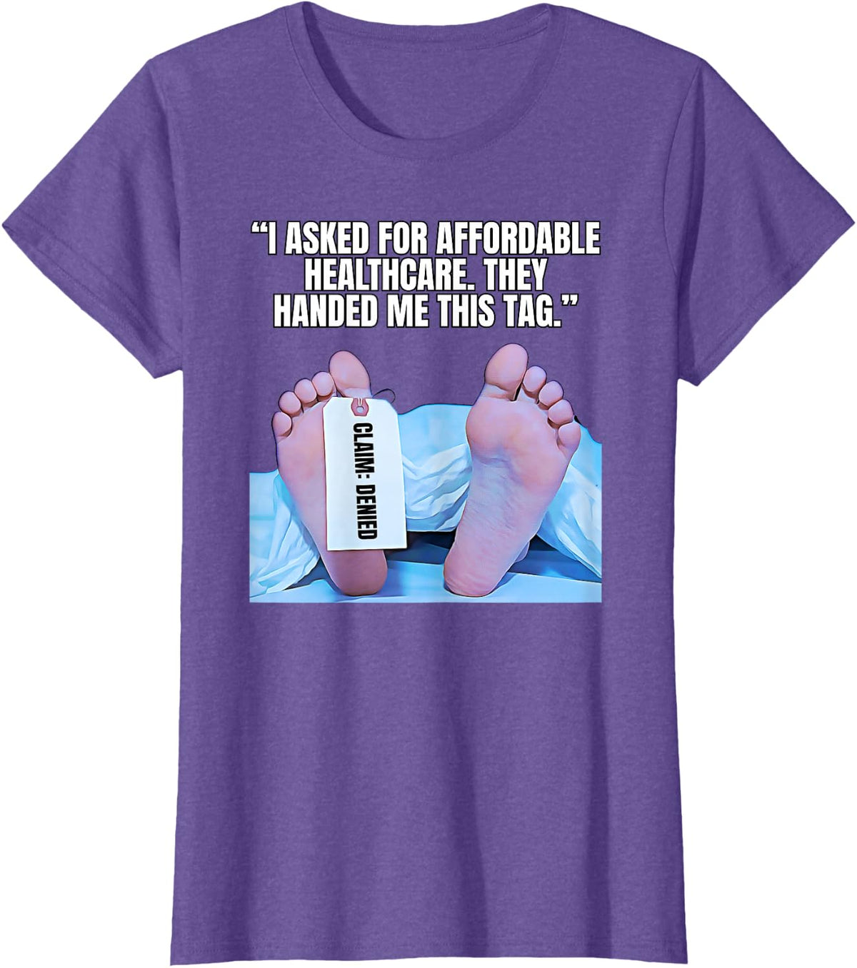 Hospital Bill Humor Funny Healthcare Cost Design T-Shirt