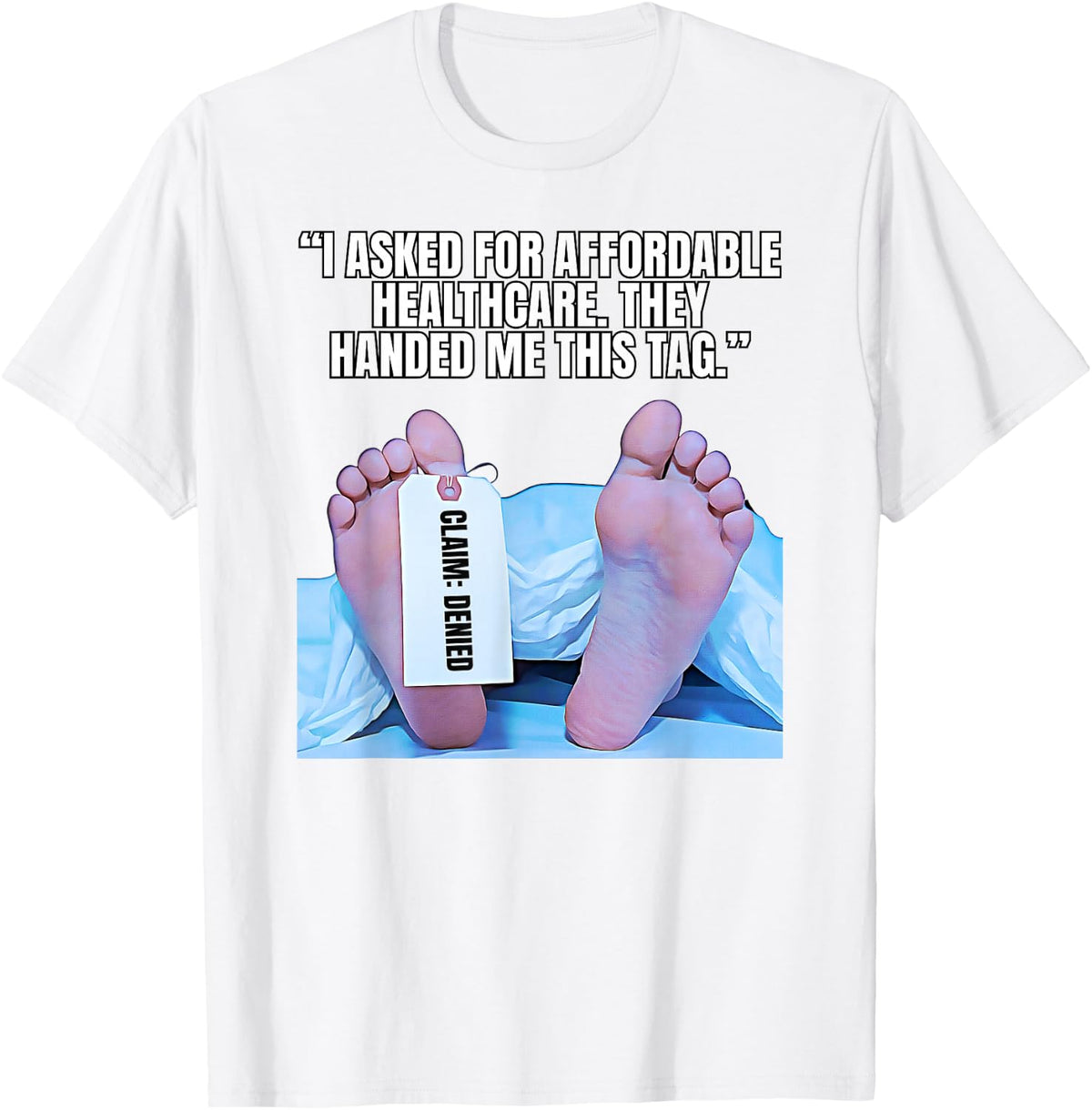 Hospital Bill Humor Funny Healthcare Cost Design T-Shirt