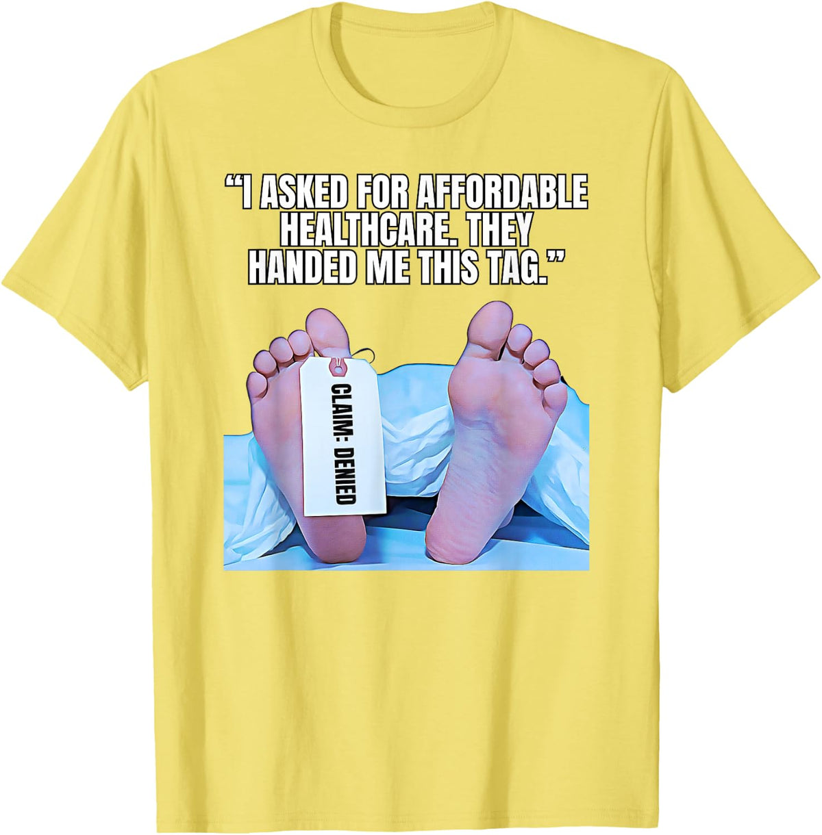 Hospital Bill Humor Funny Healthcare Cost Design T-Shirt