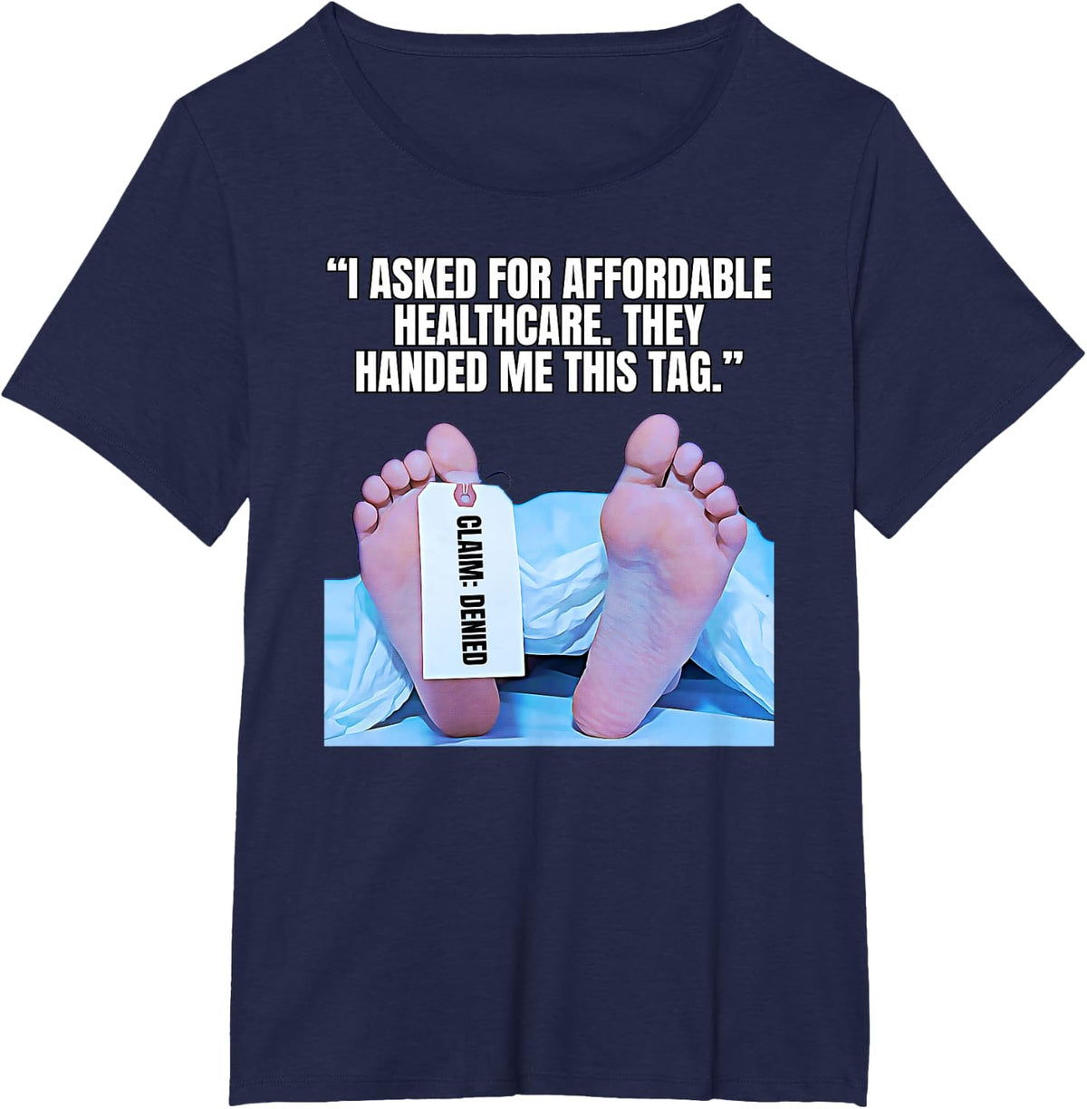 Hospital Bill Humor Funny Healthcare Cost Design T-Shirt