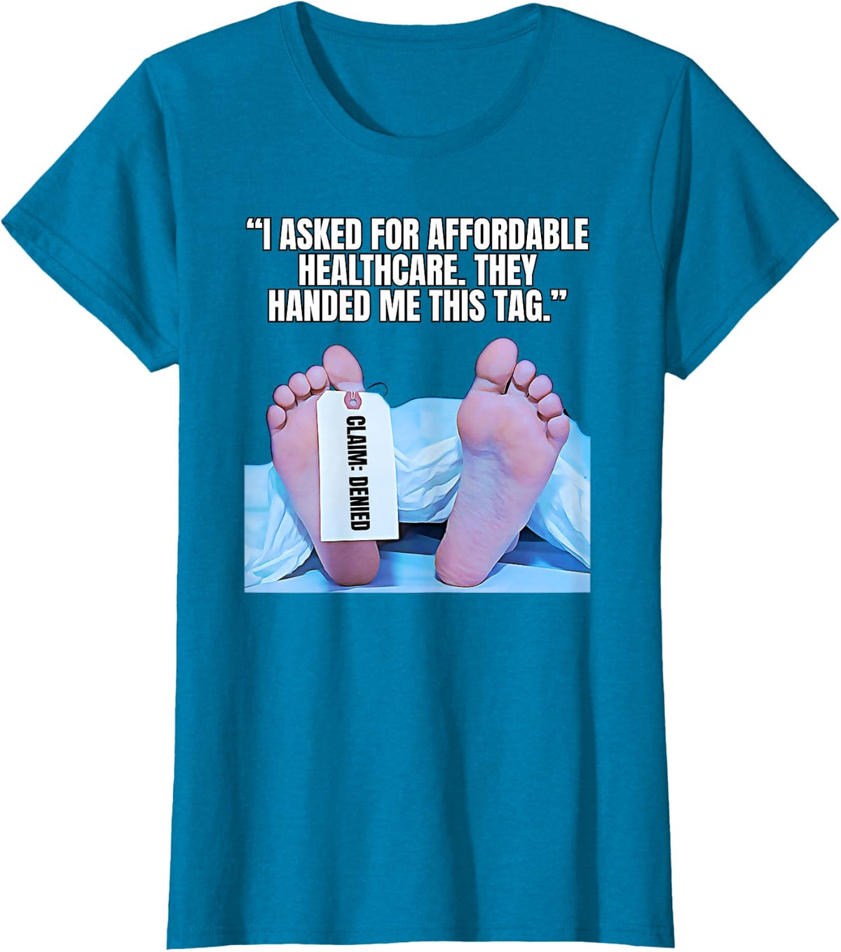 Hospital Bill Humor Funny Healthcare Cost Design T-Shirt