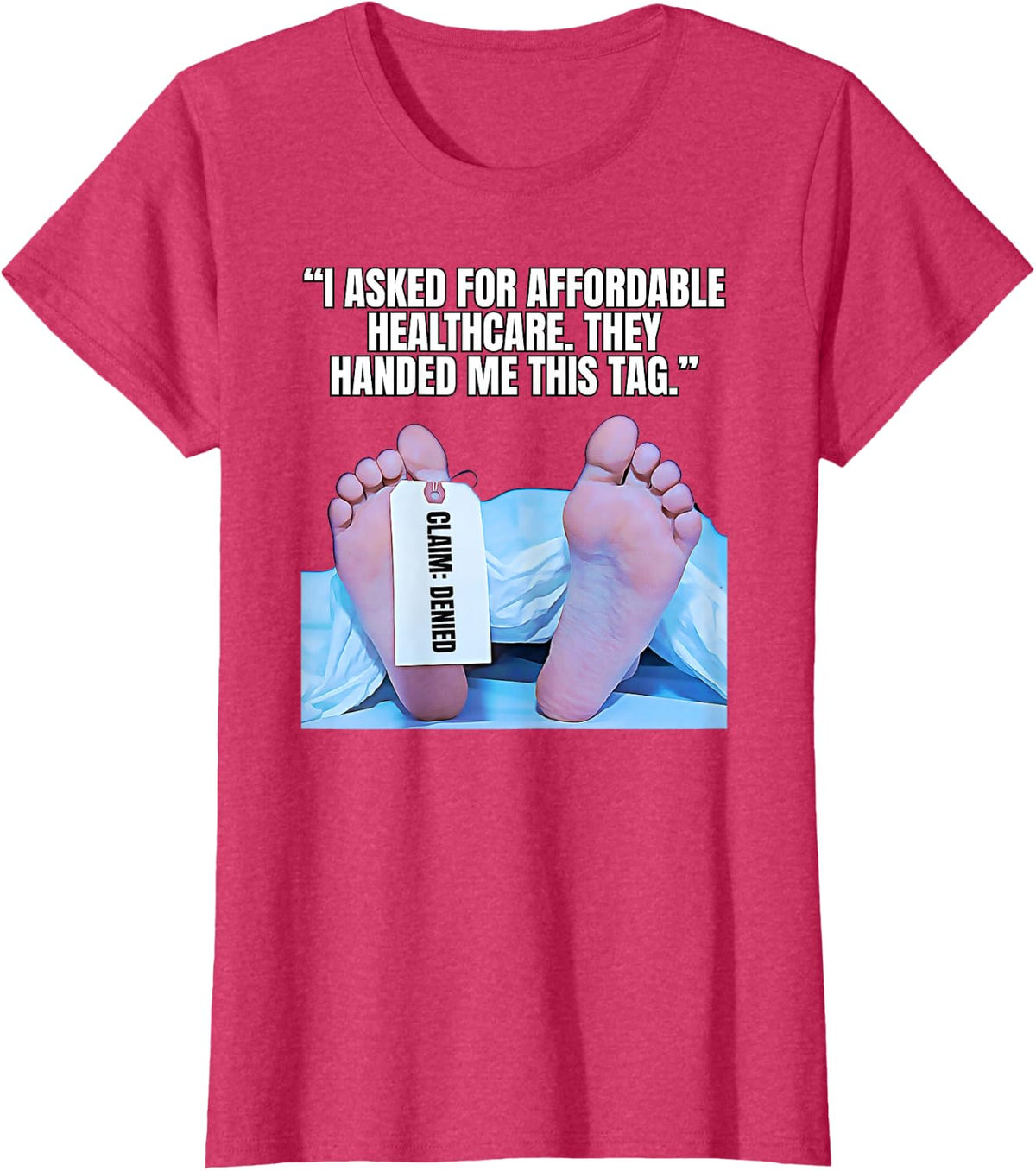 Hospital Bill Humor Funny Healthcare Cost Design T-Shirt