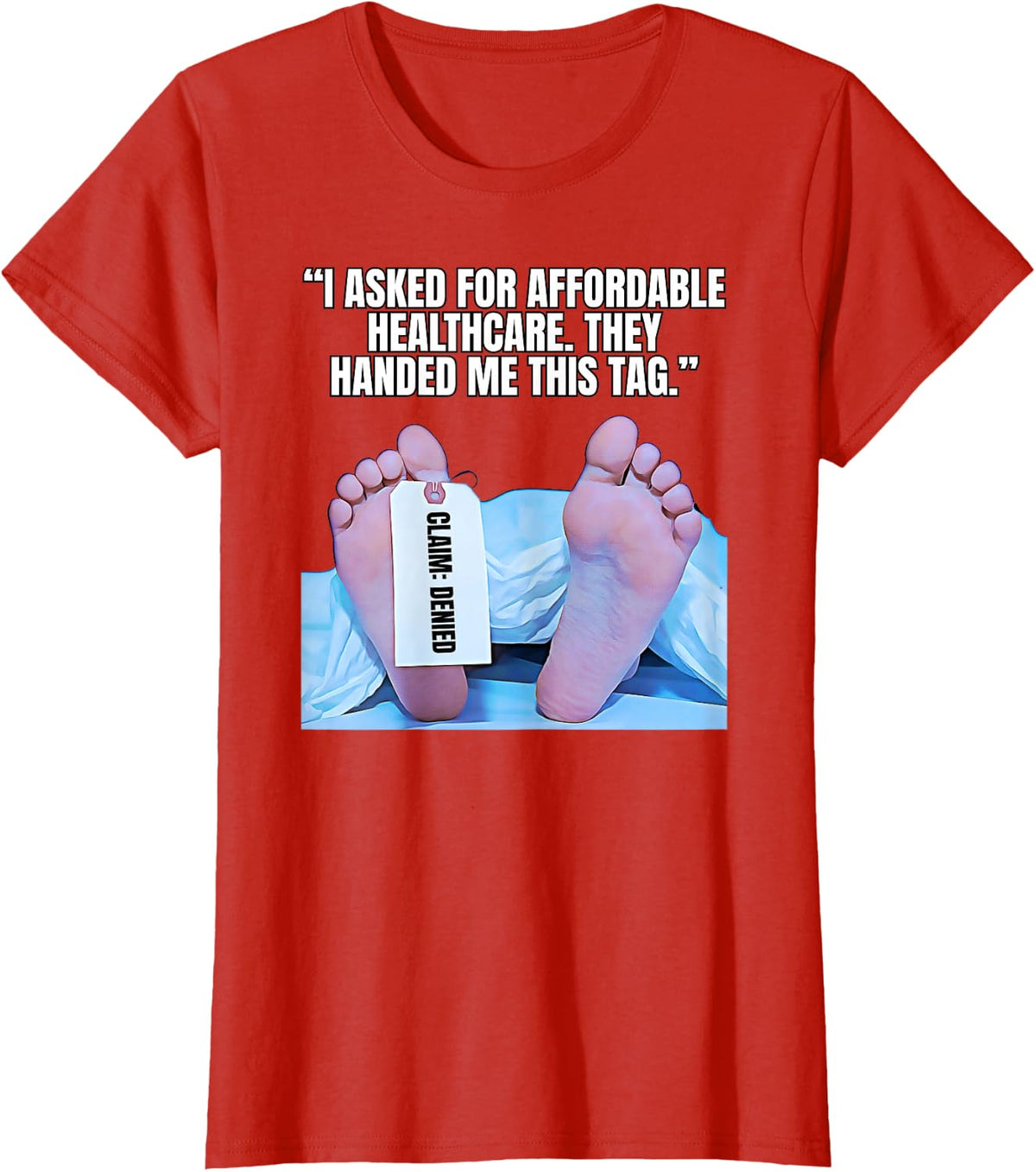 Hospital Bill Humor Funny Healthcare Cost Design T-Shirt