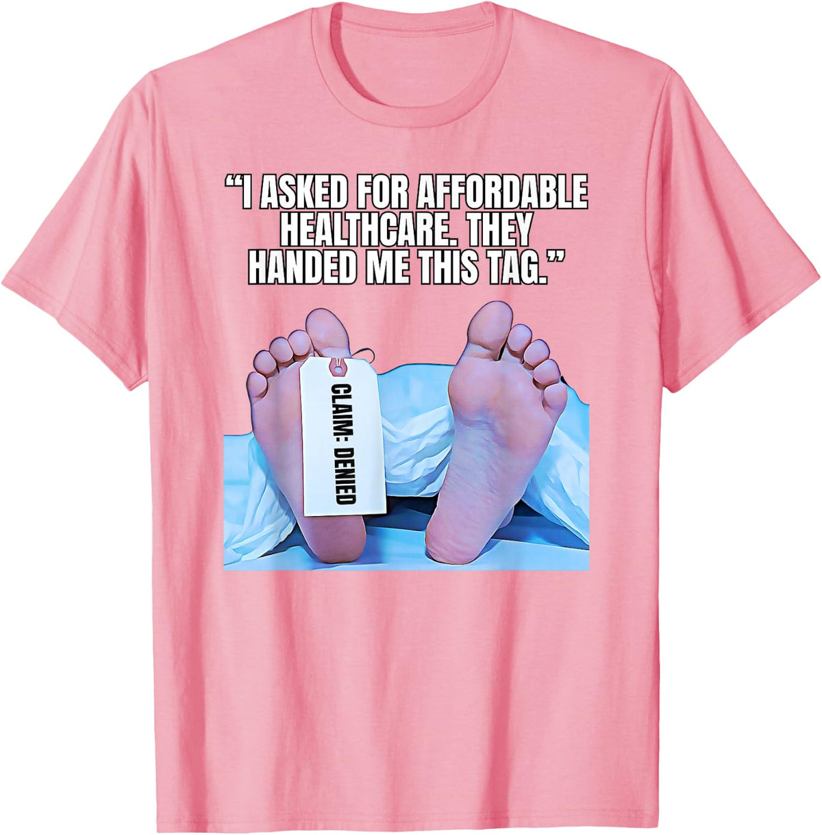 Hospital Bill Humor Funny Healthcare Cost Design T-Shirt