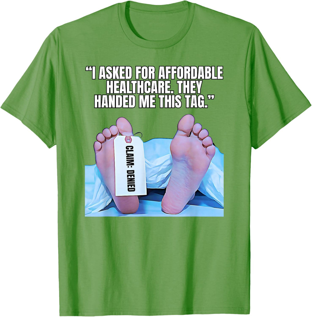 Hospital Bill Humor Funny Healthcare Cost Design T-Shirt