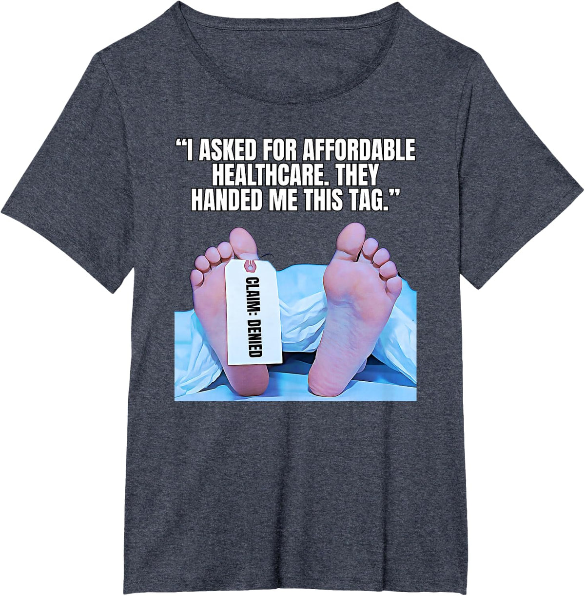 Hospital Bill Humor Funny Healthcare Cost Design T-Shirt