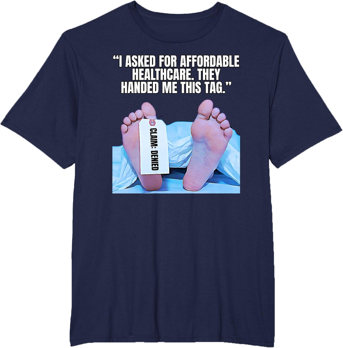 Hospital Bill Humor Funny Healthcare Cost Design T-Shirt