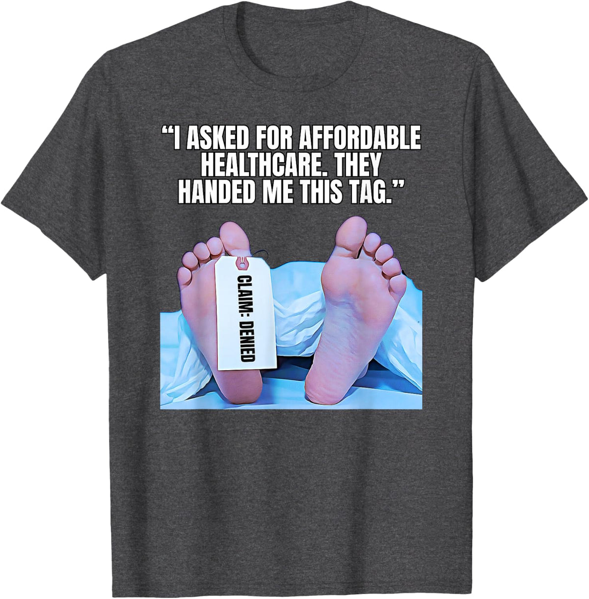 Hospital Bill Humor Funny Healthcare Cost Design T-Shirt