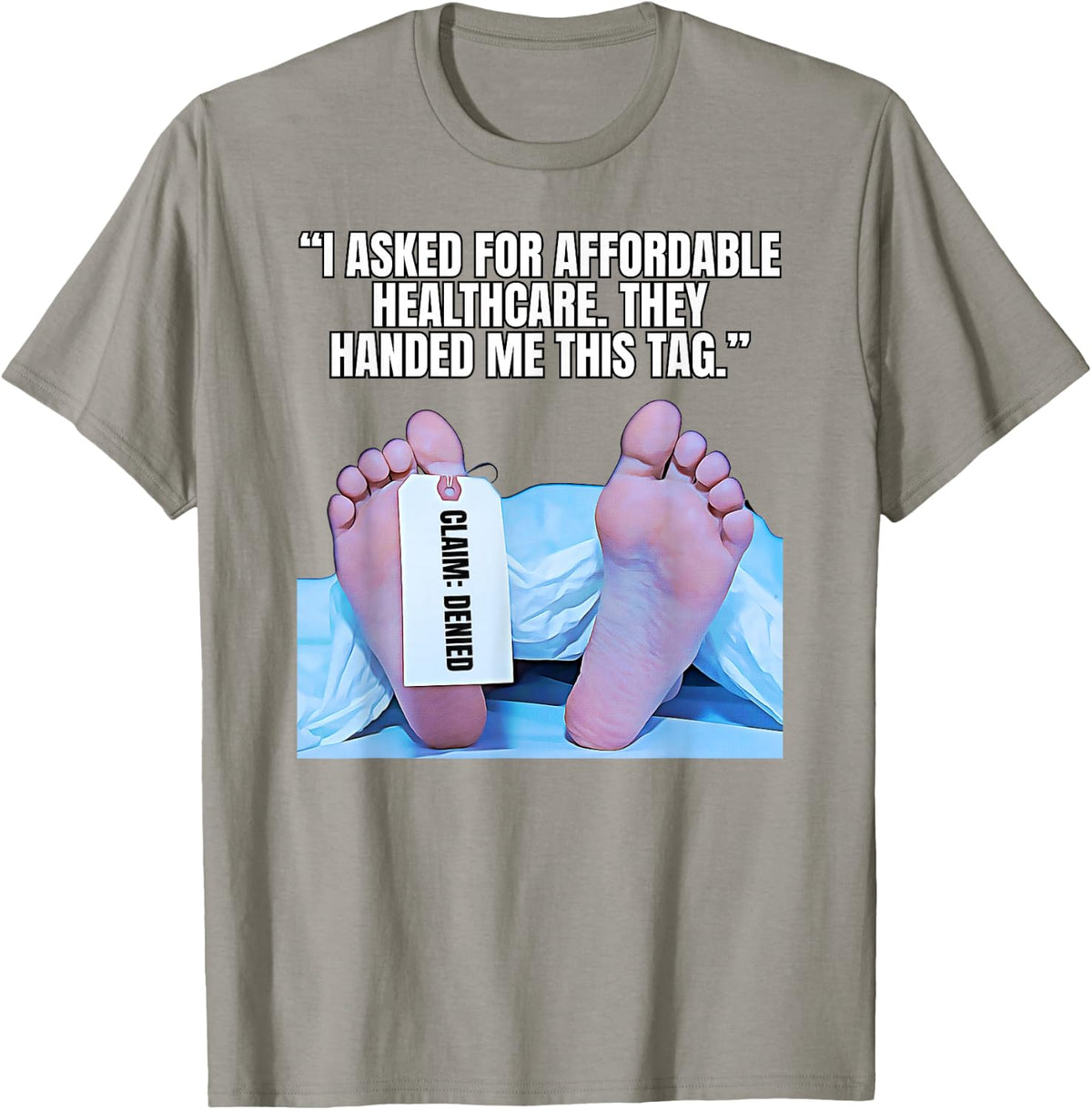 Hospital Bill Humor Funny Healthcare Cost Design T-Shirt