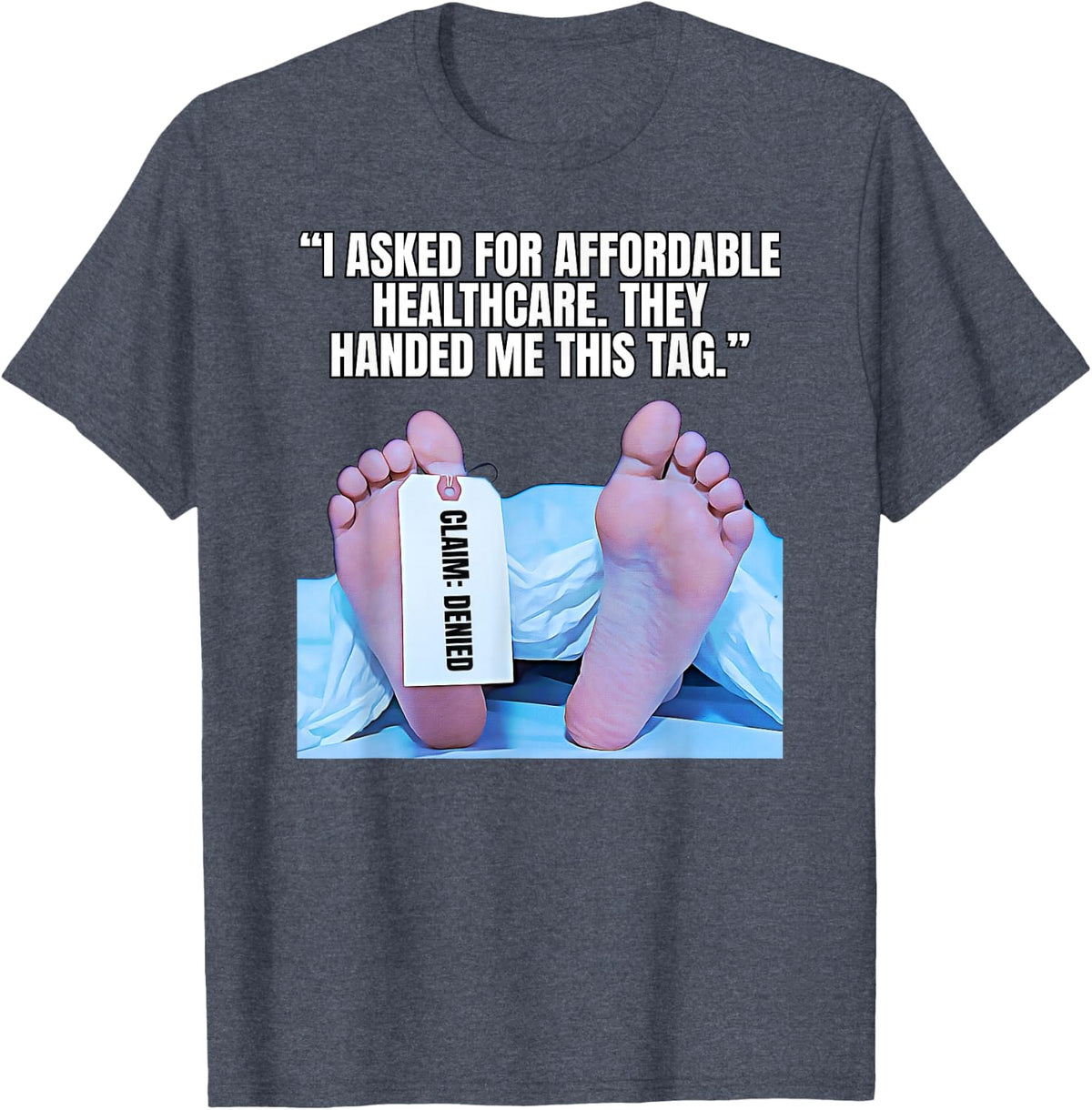 Hospital Bill Humor Funny Healthcare Cost Design T-Shirt