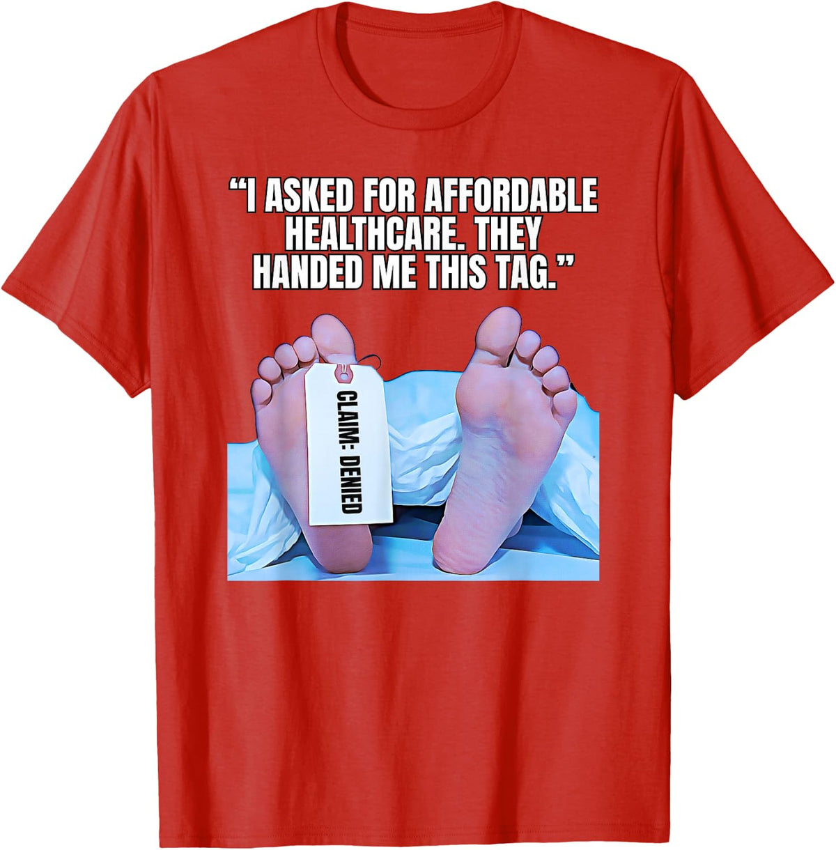 Hospital Bill Humor Funny Healthcare Cost Design T-Shirt