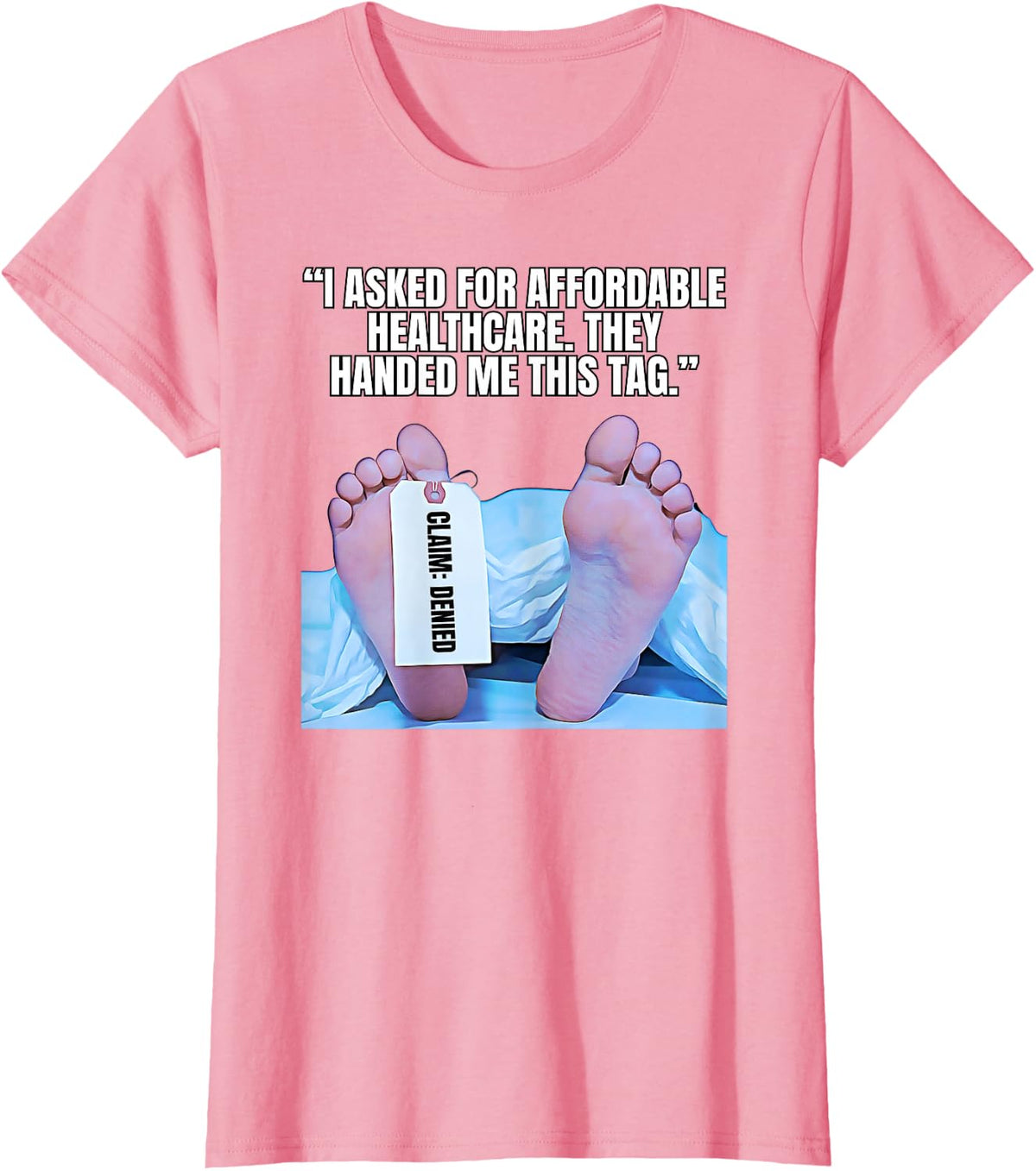 Hospital Bill Humor Funny Healthcare Cost Design T-Shirt