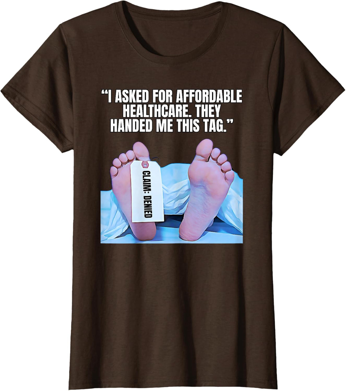 Hospital Bill Humor Funny Healthcare Cost Design T-Shirt