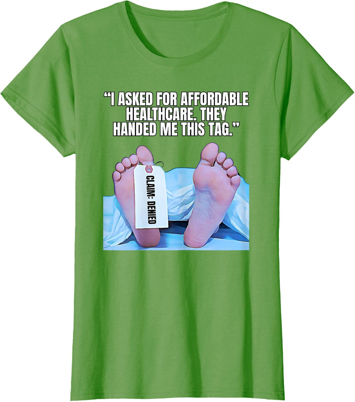 Hospital Bill Humor Funny Healthcare Cost Design T-Shirt