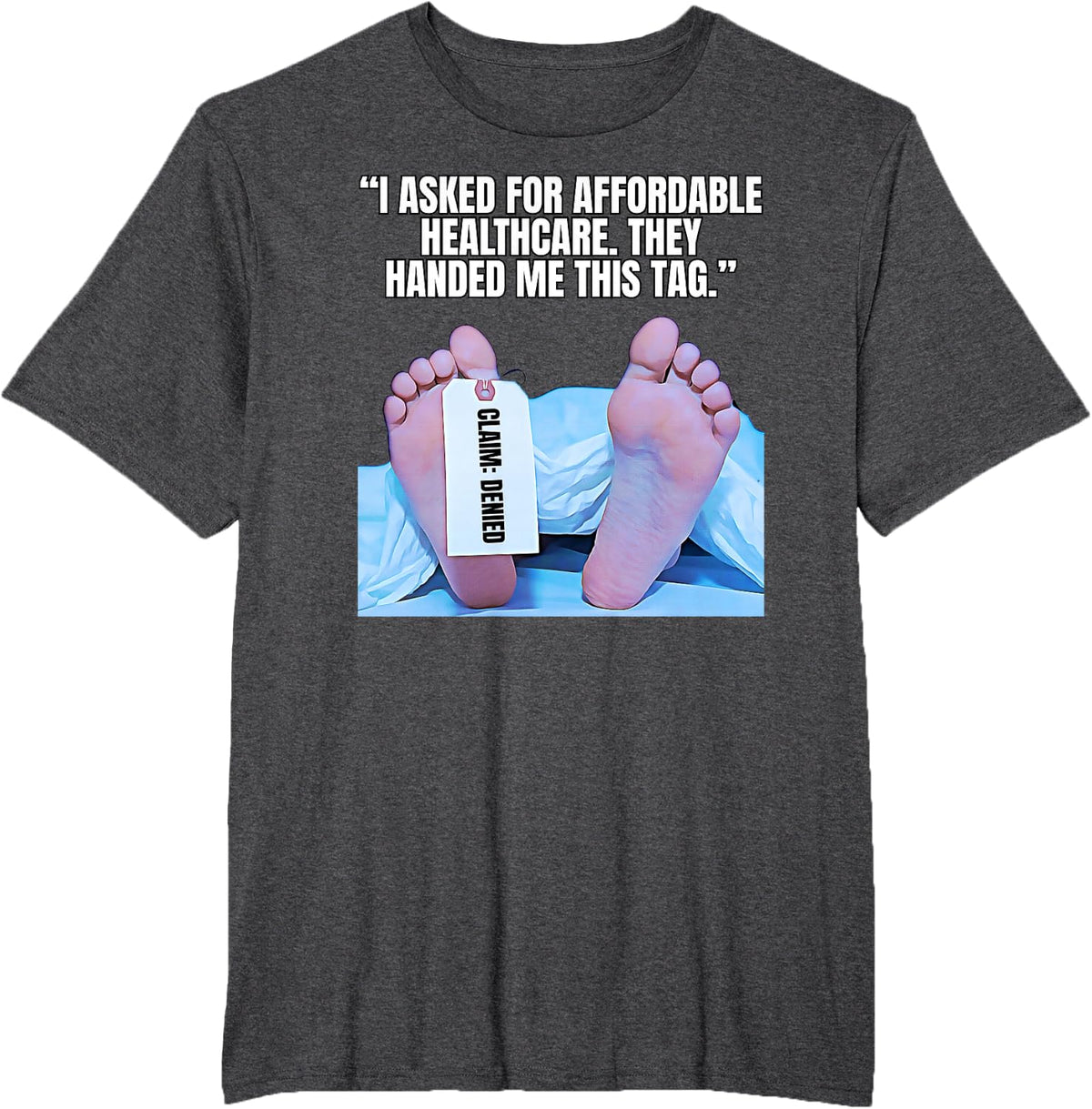 Hospital Bill Humor Funny Healthcare Cost Design T-Shirt