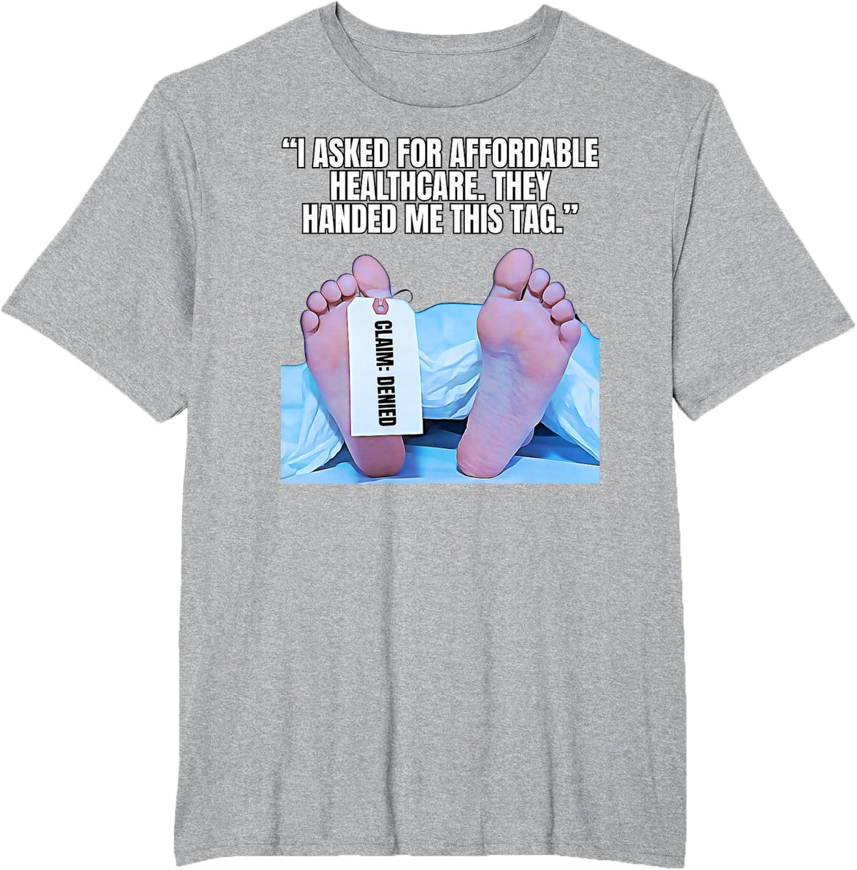 Hospital Bill Humor Funny Healthcare Cost Design T-Shirt