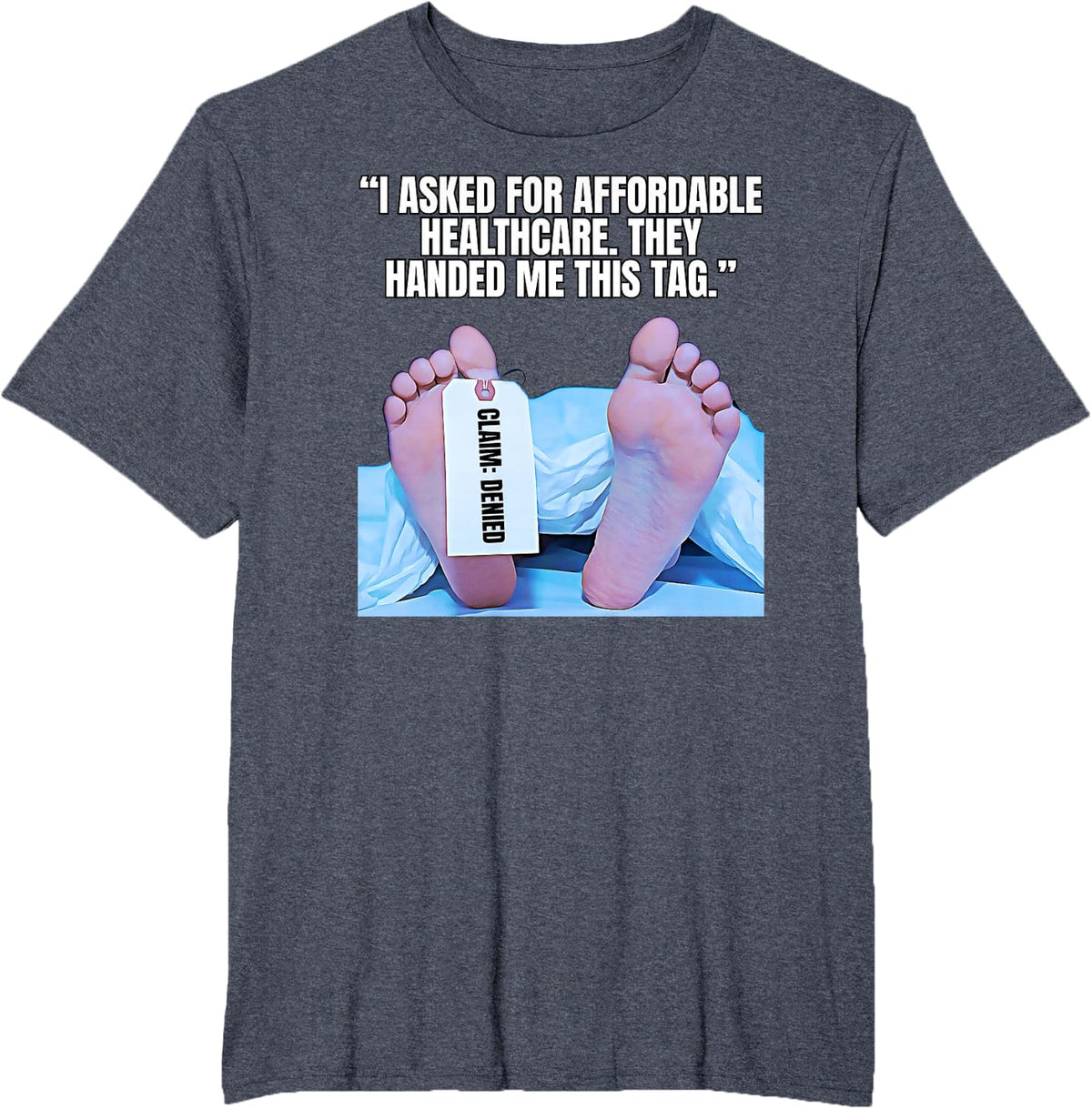 Hospital Bill Humor Funny Healthcare Cost Design T-Shirt