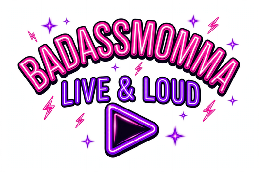 BadAssMomma — Live & Loud V-Neck T-Shirt